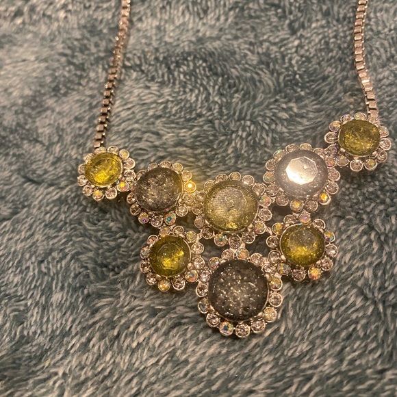 NWT BETSEY JOHNSON Glittery Stone Necklace - Picture 3 of 4